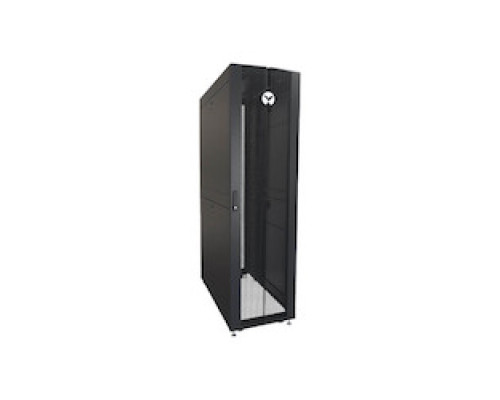 VERTIV  VR3305   Server Rack, 45U, 2132mm x 600mm x 1200mm, Single Perforated Front Door, Split Rear Doors, 3000 lbs Static Load Capacity, Black