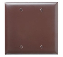 ON-Q/LEGRAND  TP23   Wallplate, Blank, Unbreakable, 2-Gang, Box Mount, 4.75