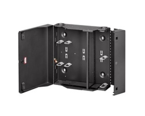 LEVITON 5WLRG-12C  Sdx Large Wall-Mount Patch And Splice Enclosure, Empty, Accepts Twelve Sdx Adapter Plates, Splice Modules, Or Mtp Cassettes, Up To 288F Termination Using Lc .