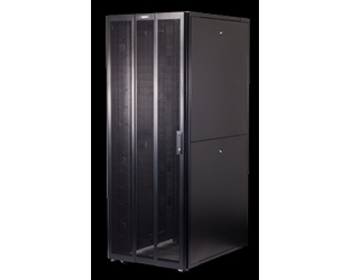 ORTRONICS  QC422942  OR-QC422942  Q-Series Network Cabinet, 42U x 750mm Wide X 1060mm Depth, With Side Panels and Casters, Black