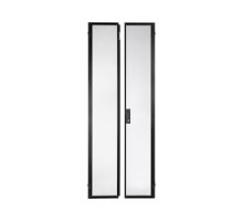 PANDUIT  XG-DRSP848B   Split Hinged Door for use with 800mm Wide, 48RU FlexFusion Cabinet. Door Includes mech key lock. Door can accept 3 Digit Combo Lock, SmartZone G5 Security Handle, HID or HID/Keypad w/Humidity Sensor. Door has 80% Open perf. Black