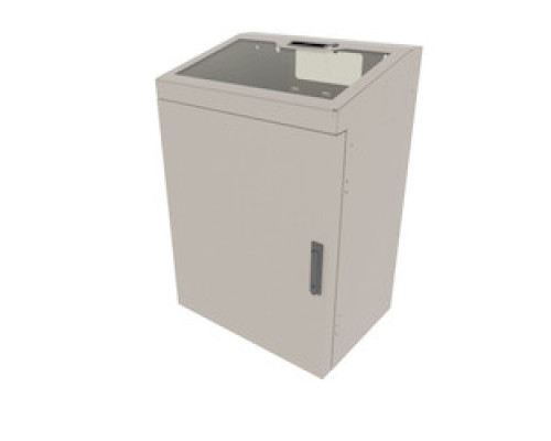 MIDDLE ATLANTIC PRODUCTS  VWM-PD-6-36K-PW   6 SP. Low Profile Wall Rack, Plexi Top, Putty