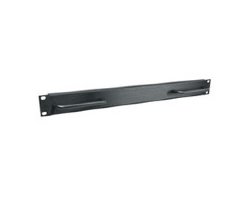 MIDDLE ATLANTIC PRODUCTS  BL1-H   Blank Panel, 1 RU, Aluminum, Flanged w/Handles