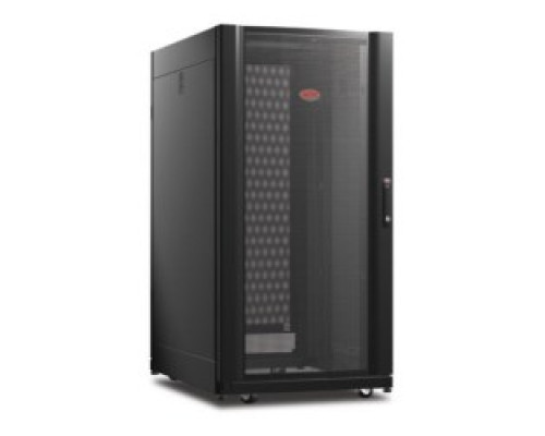 APC BY SCHNEIDER ELECTRIC  AR3814   NetShelter AV 24U 600 mm wide x 825 mm deep enclosure with sides and 10-32 threaded rails, black