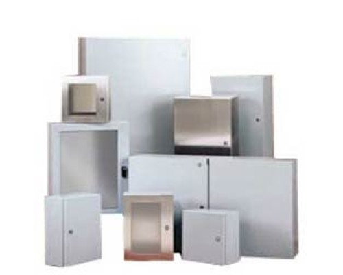 B-LINE  12126 SC   Type 1 Screw Cover Enclosure, With Knockouts, 12X12X6