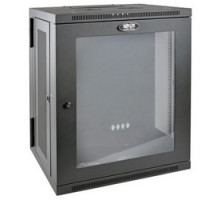 TRIPP LITE  SRW15USG   Tripp Lite 15U Low-Profile Wall-Mount Rack Enclosure Cabinet with Clear Acrylic Window, Double Hinge, Removable Side Panels, 30H x 24W x 22D