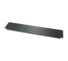 MIDDLE ATLANTIC PRODUCTS  BL2   Blank Panel, 2 RU, Aluminum, Flanged
