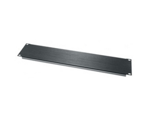 MIDDLE ATLANTIC PRODUCTS  BL2   Blank Panel, 2 RU, Aluminum, Flanged