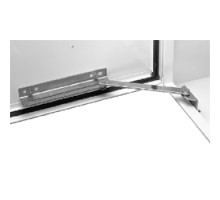 HOFFMAN ENCLOSURES INC  ALGDSTOP2   Door Stop for Large Enclosures, Material/Finish: Steel/zinc