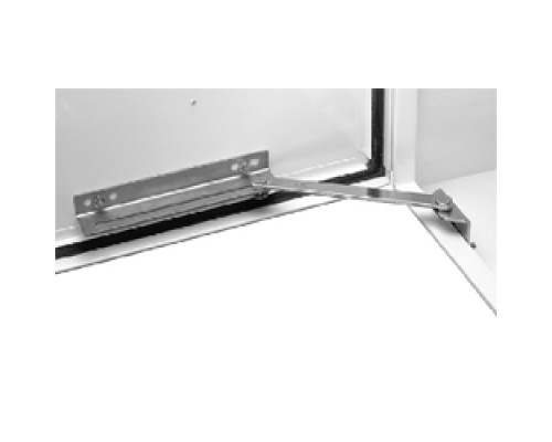 HOFFMAN ENCLOSURES INC  ALGDSTOP2   Door Stop for Large Enclosures, Material/Finish: Steel/zinc