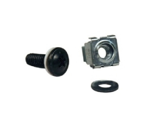 TRIPP LITE  SRCAGENUTS   SmartRack Square Hole Hardware Kit with 50 M6 screws and washers