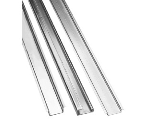 HOFFMAN ENCLOSURES INC  ADNR1   Mounting Rail, DIN 1 TS32, Size/Dims: 2000mm, Material/Finish: Steel/zinc