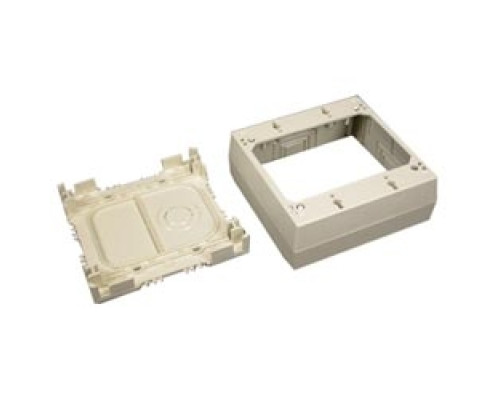 WIREMOLD  PSB2FW   Nonmetallic power box 2g Fog White