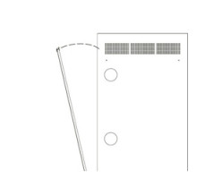 MIDDLE ATLANTIC PRODUCTS  WR-RAP-24   Rear Access Panel, 24 RU WR Racks