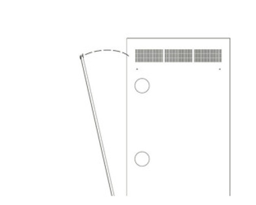 MIDDLE ATLANTIC PRODUCTS  WR-RAP-24   Rear Access Panel, 24 RU WR Racks
