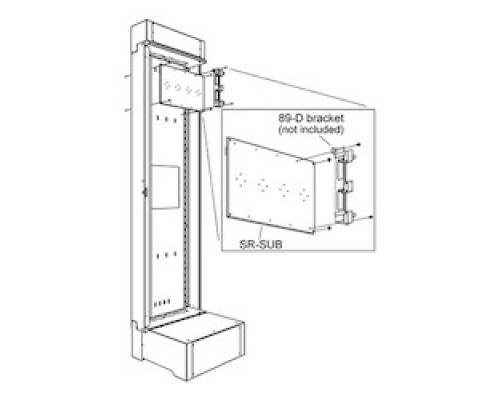 MIDDLE ATLANTIC PRODUCTS  SR-SUB   Subplate Mounting Kit, SR Series