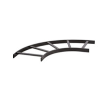 ORTRONICS  TRTHR-12B   Horizontal Radius Runway, 12 in., Black, TRT Style, OR-TRTHR-12B
