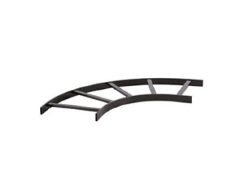 ORTRONICS  TRTHR-12B   Horizontal Radius Runway, 12 in., Black, TRT Style, OR-TRTHR-12B
