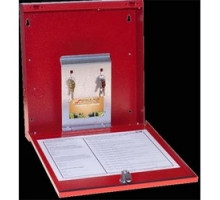 SPACE AGE ELECTRONICS INC  SSU00685   Fire Alarm Document Box, Key Ring Hook, Business Card Holder, 12