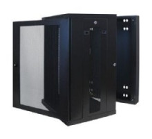 TRIPP LITE  SRW18US   Tripp Lite 18U Low-Profile Wall-Mount Rack Enclosure Cabinet, Double Hinge, Removable Side Panels, 36H x 24W x 22D