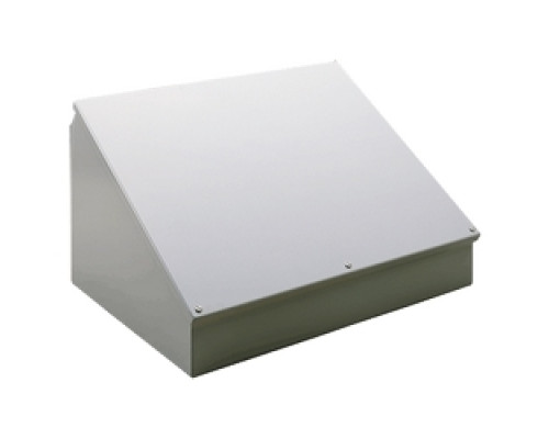 HOFFMAN ENCLOSURES INC  C16C36SS   Consolet, Sloped Cover, Size/Dims: 16.00x36.00x11.09, Material/Finish: SS Type 304