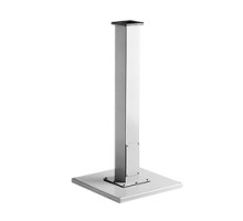 HOFFMAN ENCLOSURES INC  A24SBASE   Pedestal Base, Size/Dims: 24.00x24.00, Material/Finish: Steel/Gray