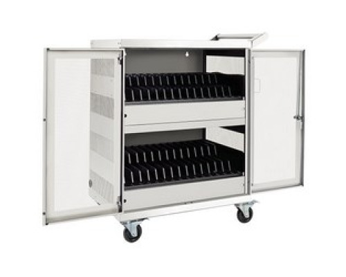 TRIPP LITE  CSC32ACW   32-Device AC Charging Station Cart for Chromebooks and Laptops, Wall-Mount Option, White