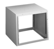 HOFFMAN ENCLOSURES INC  PST466   Sloped Top, Size/Dims: 400x600x600mm, Material/Finish: Steel/LtGray