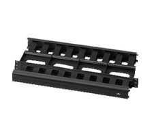 LEVITON  491RU-HFR   Cable Management Duct, Slotted, Horizontal, Rack Mount, 1RU, 1.5