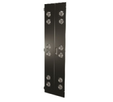 GREAT LAKES DATA RACKS  8403E-SF24   Door, Split Fan with Locking Swing Handle, Use with 84