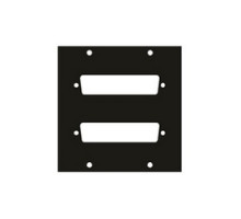 MIDDLE ATLANTIC PRODUCTS  2DB50   UCP Module, Two DB50 Punchouts