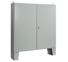 HOFFMAN ENCLOSURES INC  A726020ULP   Two Door Floor-Mtg Type 12 Enc, Size/Dims: 72.06x60.06x20.06, Material/Finish: Steel/paint