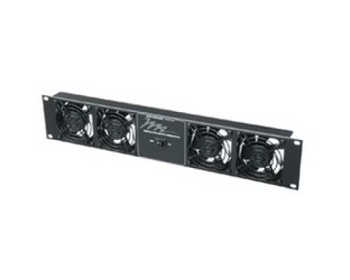 MIDDLE ATLANTIC PRODUCTS  UQFP-4RT   Fan Panel, 100 CFM, 27dB, w/ Remote Thermistor