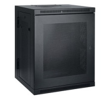 TRIPP LITE  SRW15US   Tripp Lite 15U Low-Profile Wall-Mount Rack Enclosure Cabinet, Double Hinge, Removable Side Panels, 30H x 24W x 22D