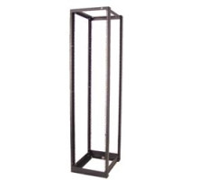 CHATSWORTH PRODUCTS CPI  15216-701  Adjustable QuadraRack, 12-24 Mounting Holes, 575mm - 725mm Deep, 38 RMU. 6’ High, Black