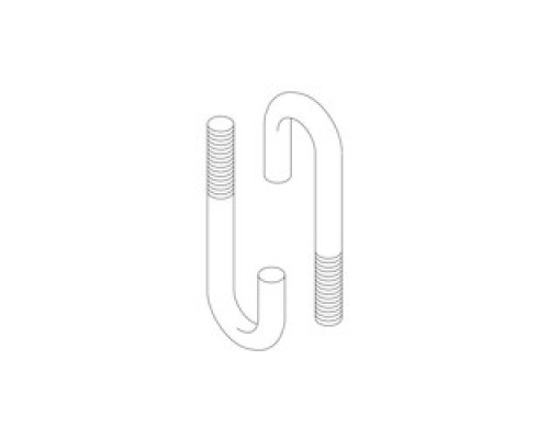 CHATSWORTH PRODUCTS CPI  11431-703  J-Bolt, Hook, 3-1/4