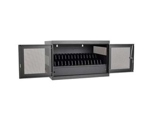 TRIPP LITE  CSC16USB   16-Device USB Charging Station Cabinet with Sync for iPad and Android Tablets, Wall-Mount and Cart Options, Black