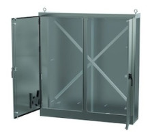HOFFMAN ENCLOSURES INC  AU84X7824RSSLP   UNIVERSAL FREESTAND, 2 DOOR RIGHT SIDE OPEN STAINLESS STEEL