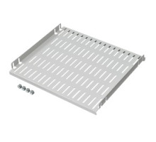 HOFFMAN ENCLOSURES INC  A19SH5   Fixed Shelf, Vented 17.88x16.06, Size/Dims: fits 19 in Rack A, Material/Finish: Steel/LtGray
