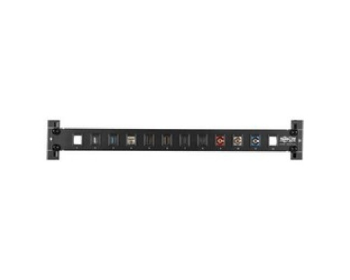 TRIPP LITE  N062-012-KJ   12-Port Keystone Blank Patch Panel RJ45 USB HDMI Cat5/6 1URM