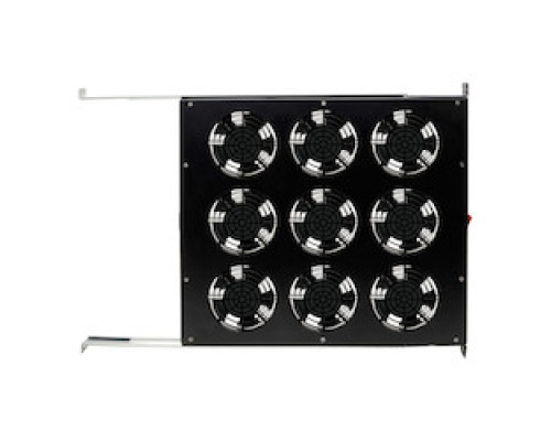 TRIPP LITE SRFANTRAY9  Cabinet Cooling Active , FAN TRAY FOR 19 IN. RACKS -, 1U, 9 120V HIGH-PERFORMANCE, FANS, 864 CFM, C14
