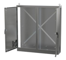 HOFFMAN ENCLOSURES INC  AU84X7818BSSLP   UNIVERSAL FREESTAND, 2 DOOR BOTH SIDES OPEN STAINLESS STEEL