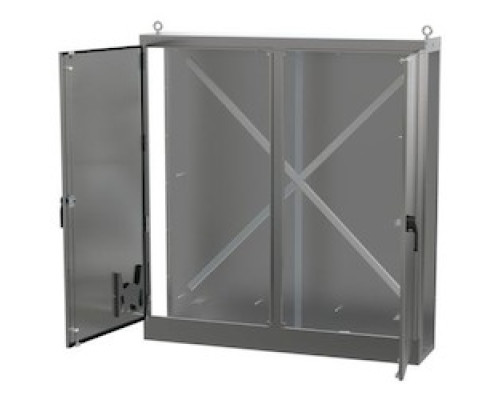 HOFFMAN ENCLOSURES INC  AU84X7818BSSLP   UNIVERSAL FREESTAND, 2 DOOR BOTH SIDES OPEN STAINLESS STEEL