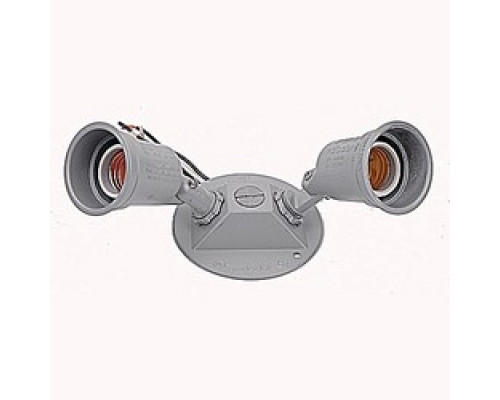 THOMAS & BETTS  S513E-RL   Round 2 Lampholder Cover Silver