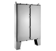 HOFFMAN ENCLOSURES INC  A62H60DLP   Two Door Floor-Mtg Type 4 Enc, Size/Dims: 62.06x60.06x12.06, Material/Finish: Steel/Gray
