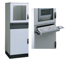 HOFFMAN ENCLOSURES INC  PPC2068   Modular PC Package, Size/Dims: 2000x600x800mm, Material/Finish: Steel/LtGray
