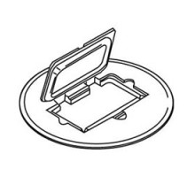 WIREMOLD  895GFI   Brass gfi carpet plate