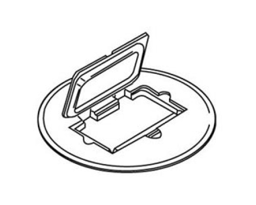 WIREMOLD  895GFI   Brass gfi carpet plate