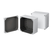 HOFFMAN ENCLOSURES INC  Q202013PCEMC   J Box Type 4X / Screw Cvr, EMC, Size/Dims: 200x200x123mm, Material/Finish: Polycarb