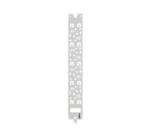 PANDUIT  XG-VCM42W   Vertical Cable Manager Panel for FlexFusion 42RU Cabinet. Tool-less panel for cable management. Accepts D-Rings; S1DR, S2DR and L-Rings; S1LR, S2LR. White